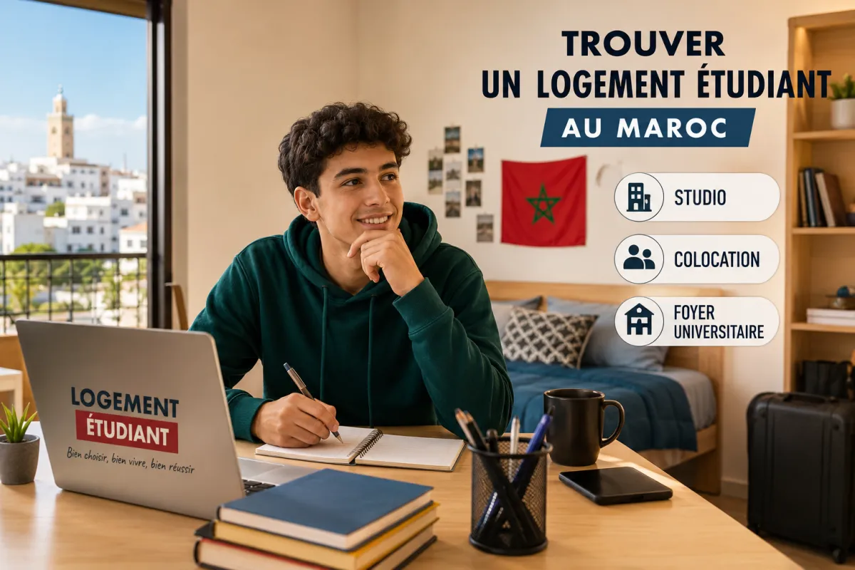 Trouver un logement étudiant au Maroc : studio, colocation et foyer (guide par ville)