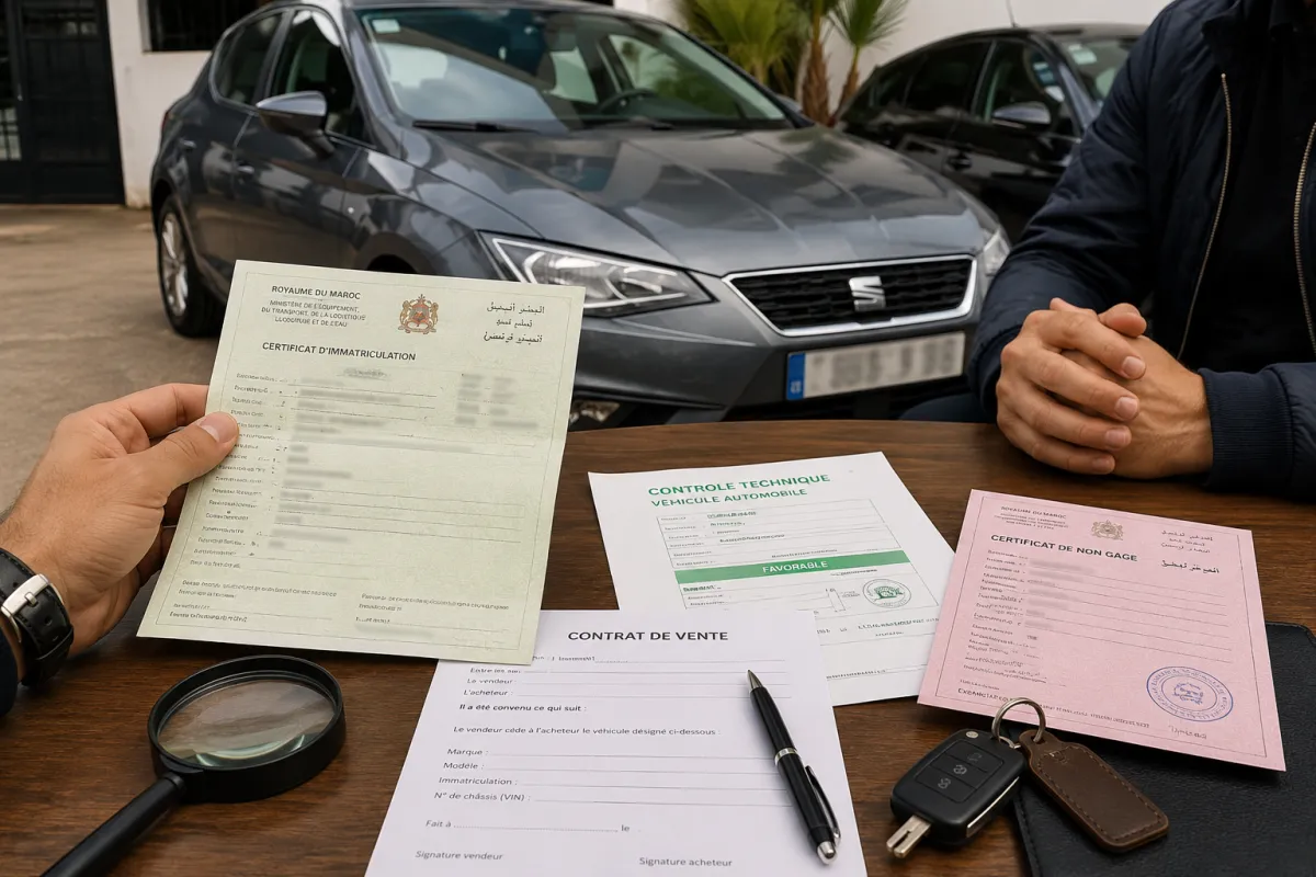 Les documents à vérifier avant d'acheter une voiture d'occasion au Maroc
