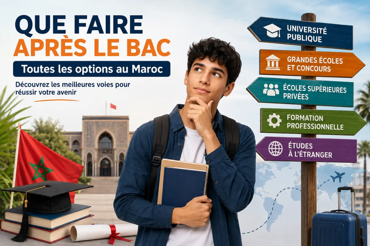 Que faire après le bac au Maroc ? Le guide complet des options 2026