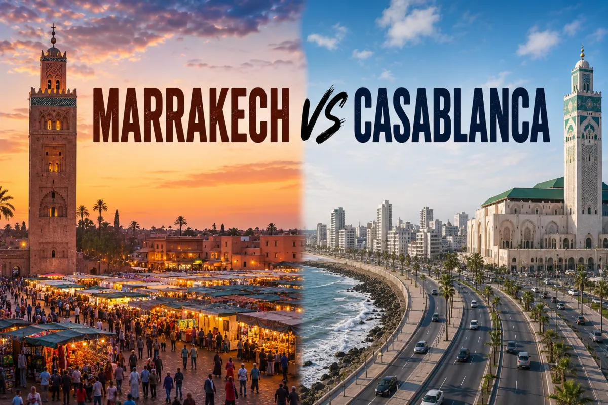 Casablanca vs Marrakech : où vivre ?
