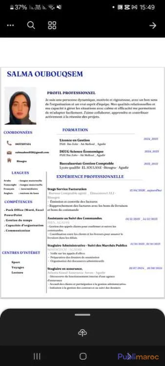 Assistante administrative