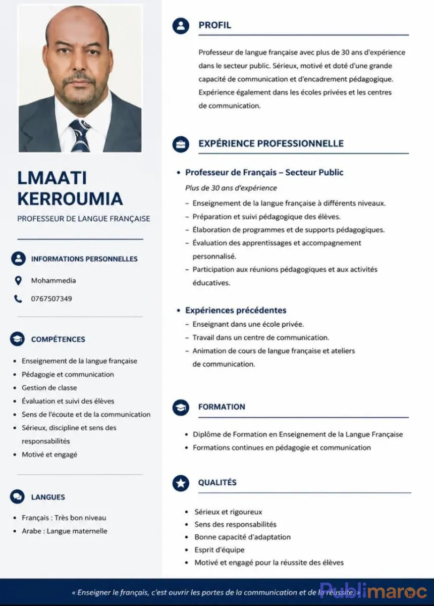 À la recherche d’une opportunité professionnelle