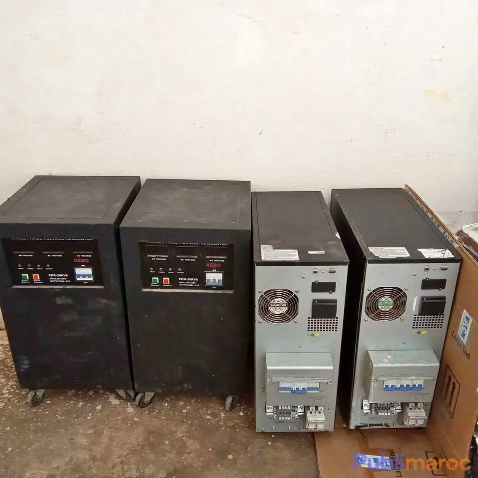 STABILISATEUR DE TENSION 20 KVA + ONDULEUR 6 KVA